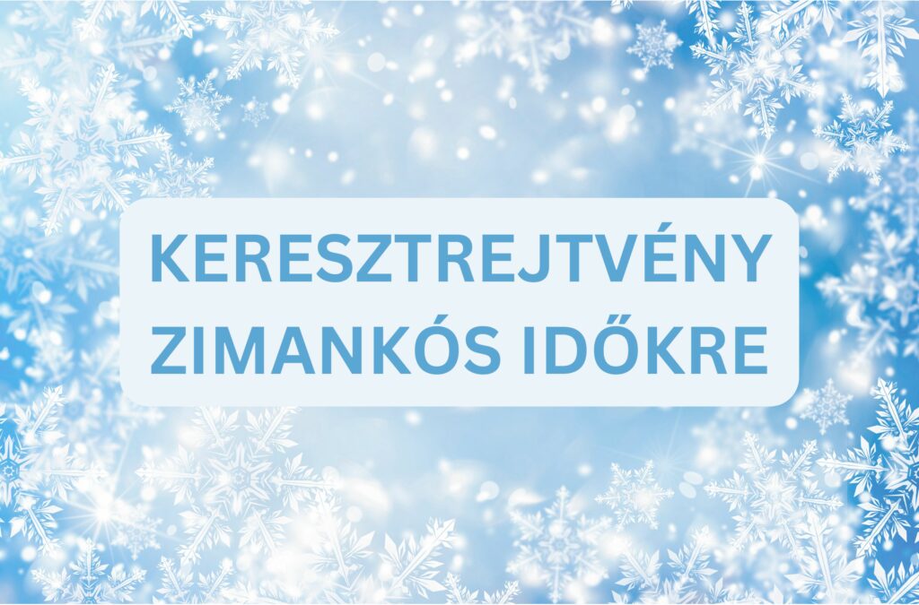 Keresztrejtvény zimankós időkre